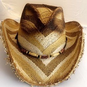 Unisex Western hard brim hat